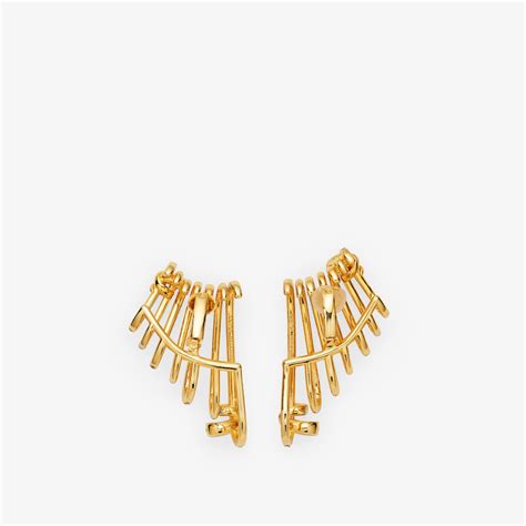 ear cuff goud fendi|Fendi Filo earcuff .